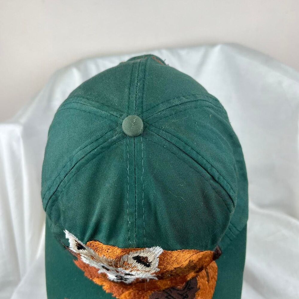 Vintage Knoxville Zoo Tennessee Red Panda Green Baseball Cap - Picture 4 of 8